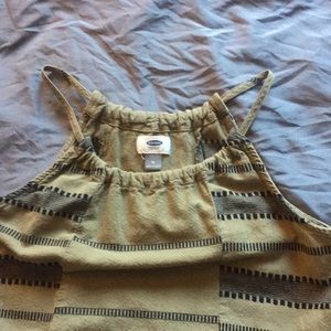 High neck hemp material dress